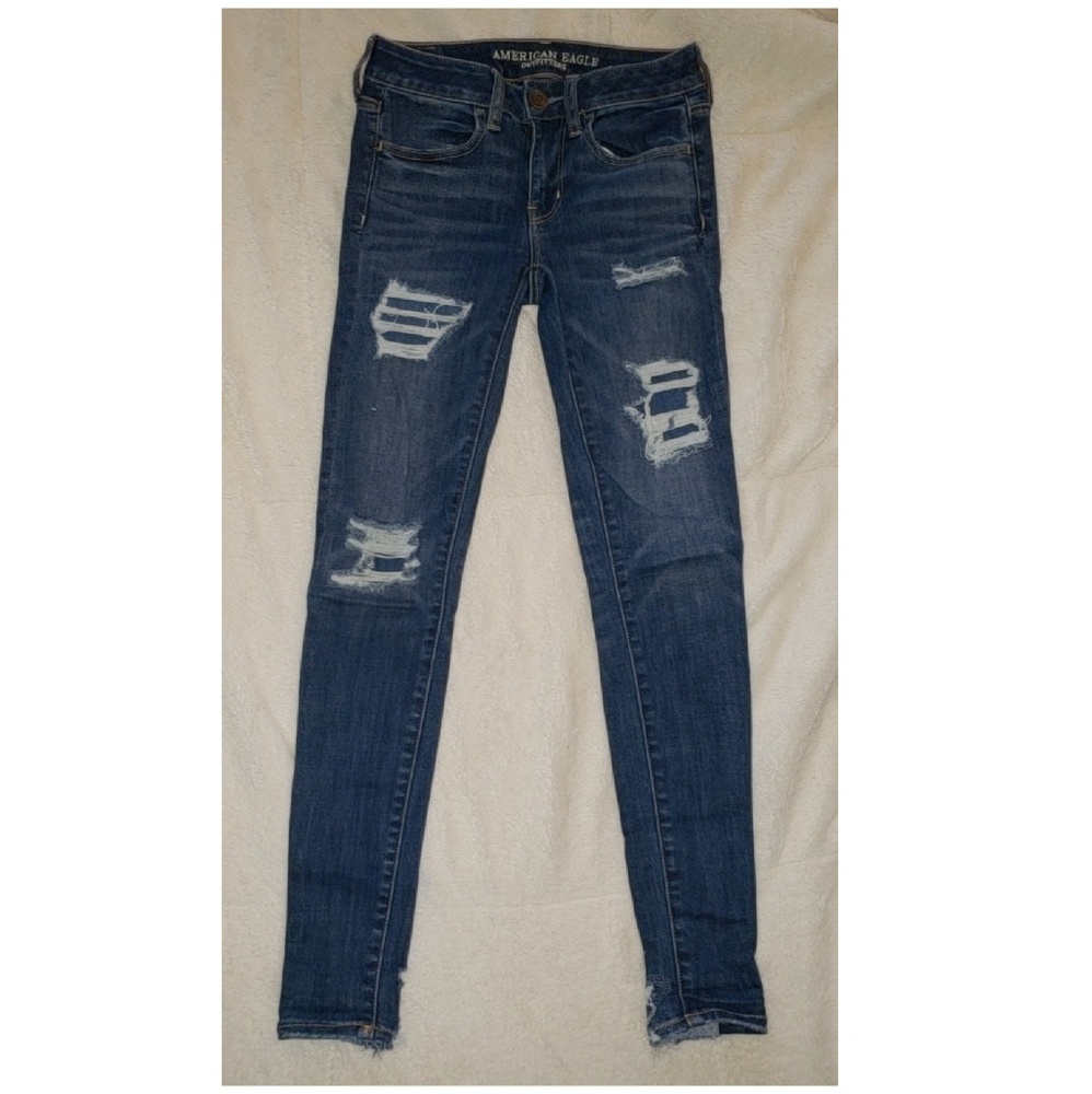 AE denim x super super stretch jegging